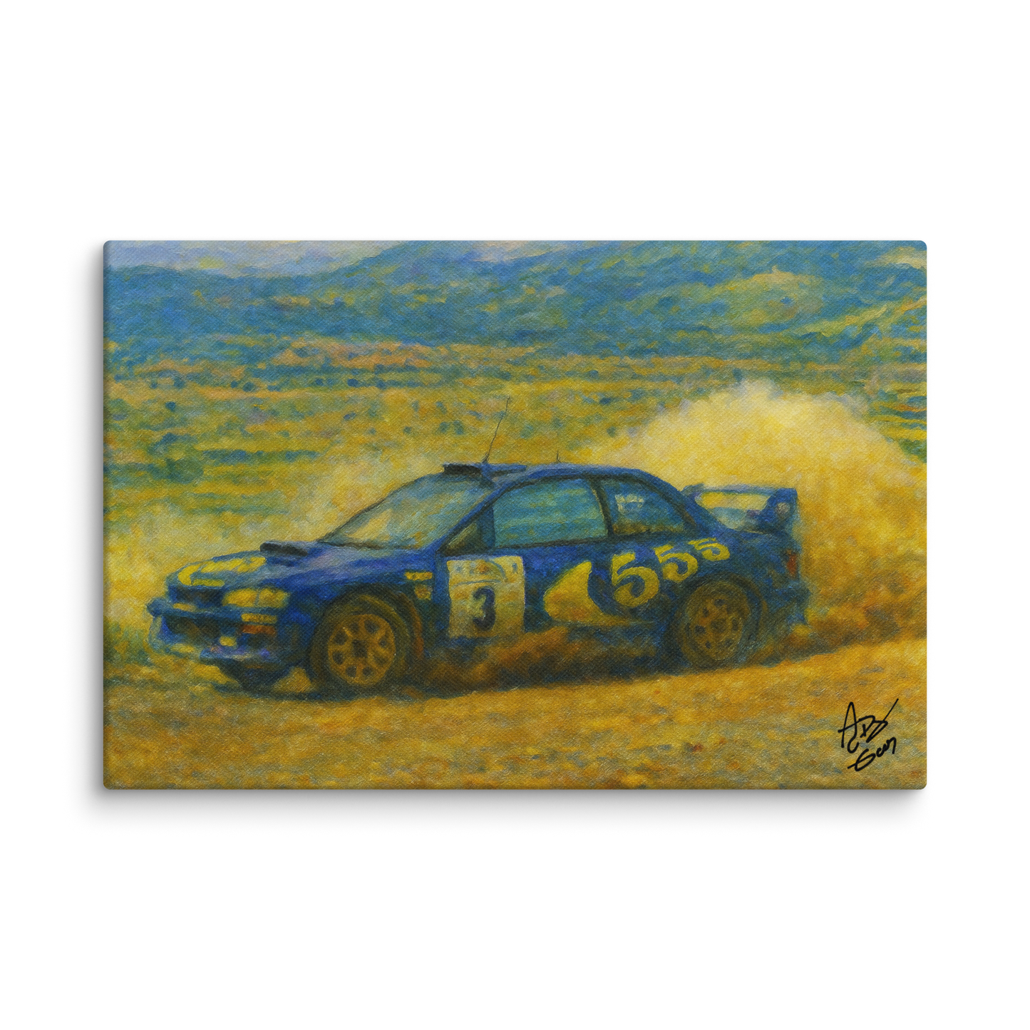 Mcrae Impreza - Greece (8"x12")