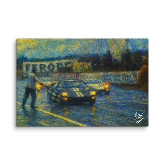 Ford GT40 - Le Mans (8"x12")